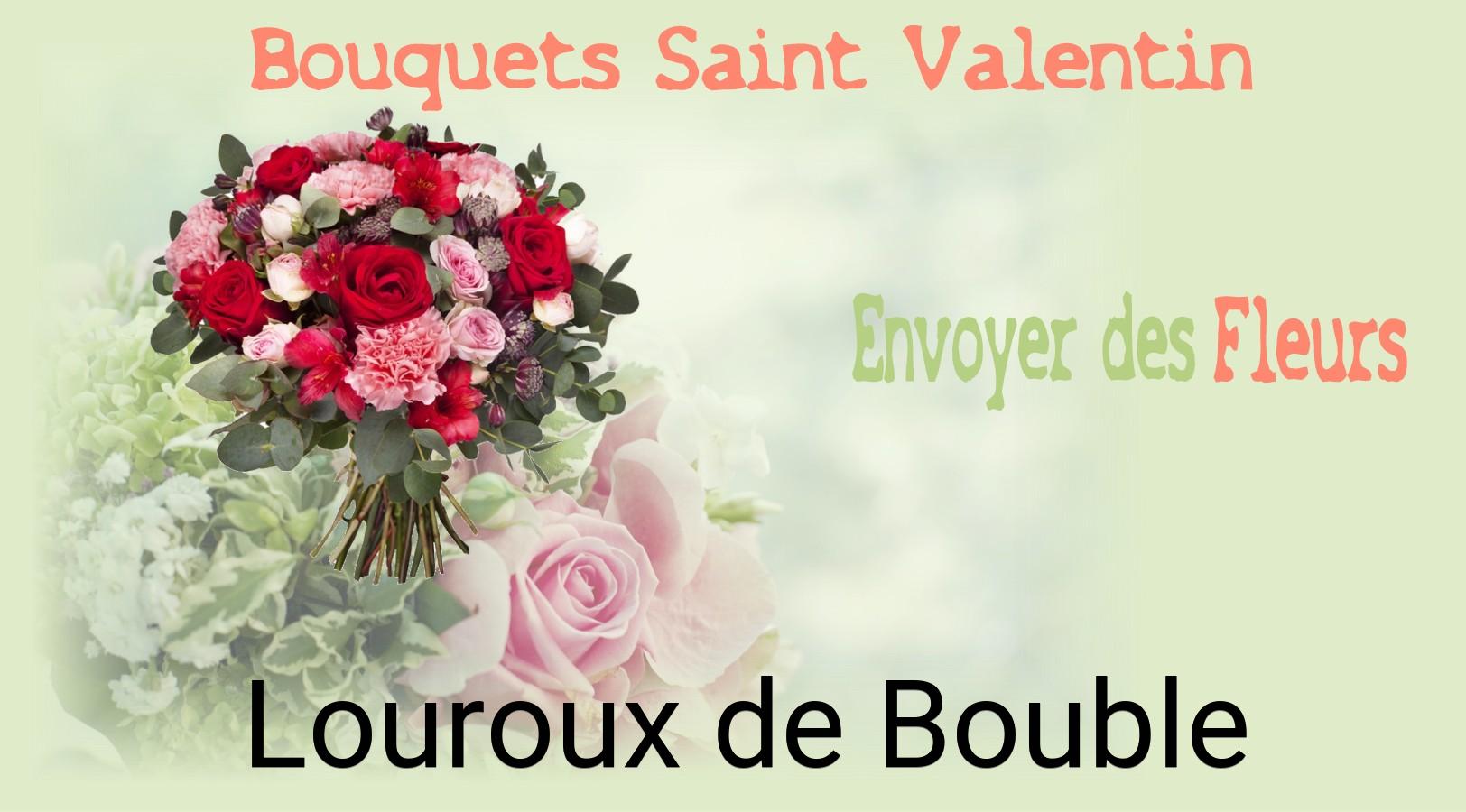 Roses de Saint-Valentin livrées à Louroux-de-Bouble
